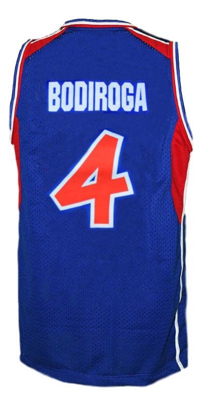 Dejan Bodiroga Jersey #4 Jugoslavija Yugoslavia Basketball New Sewn Blue