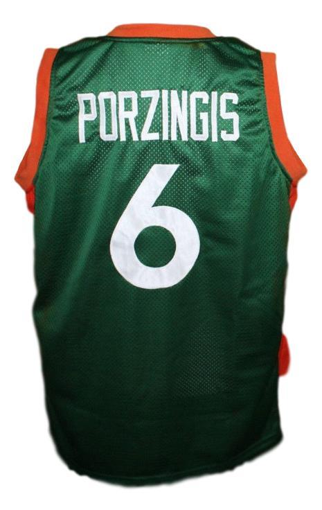 Kristaps Porzingis Jersey #6 Cajasol Sevilla Basketball Green