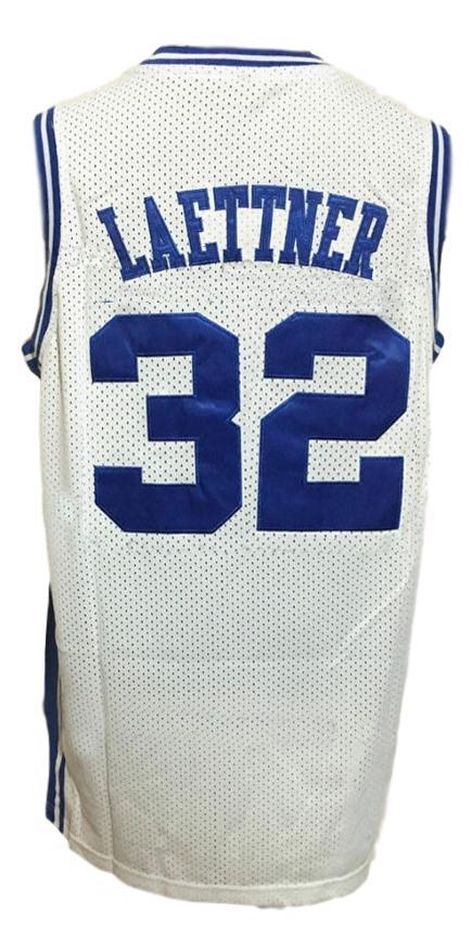 Christian Laettner Jersey #32 Duke College Basketball Sewn White