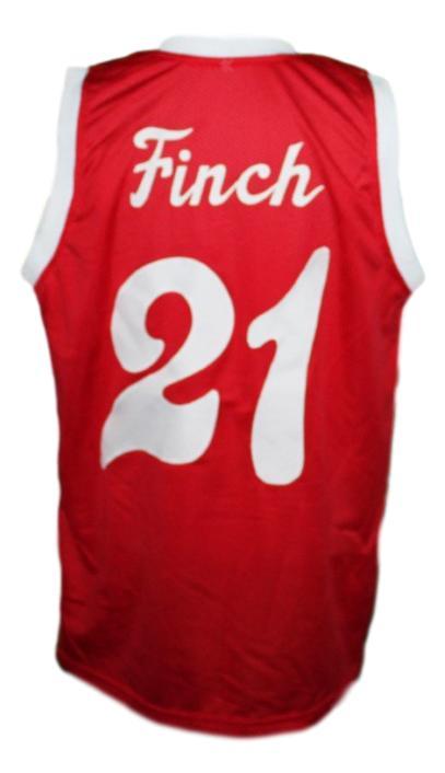 Larry Finch Jersey #21 Memphis Sounds Aba Basketball Red