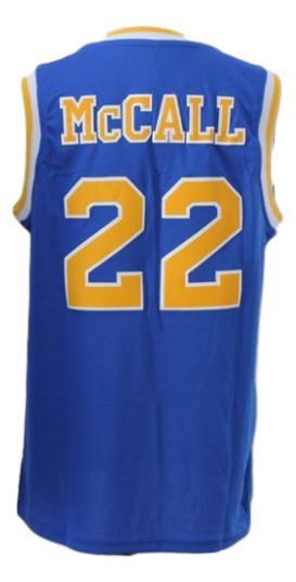 McCall Jersey #22 Crenshaw High Love And Basketball Blue