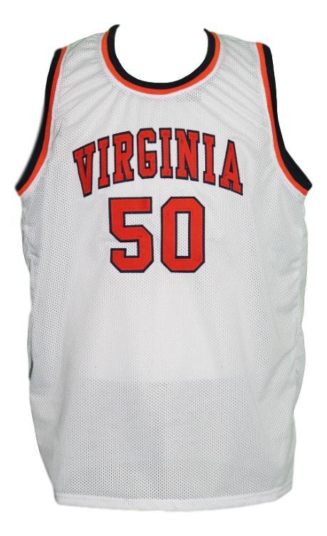 Ralph Sampson Jersey #50 Virginia College Basketball White