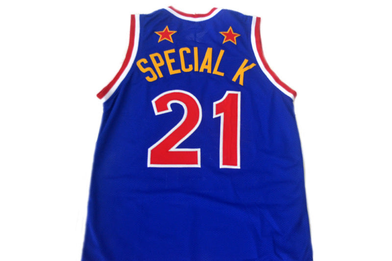 Kevin Special K Jersey #21 Harlem Globetrotters Basketball Blue
