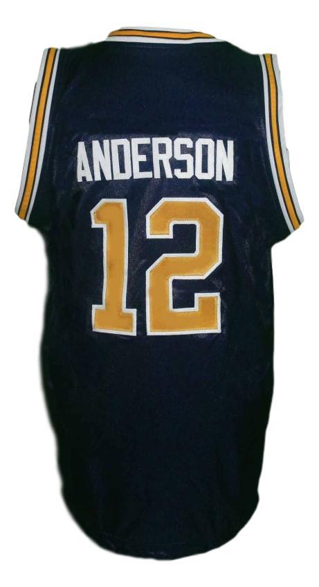 Kenny Anderson Jersey #12 Georgia Tech College Basketball Sewn Navy Blue