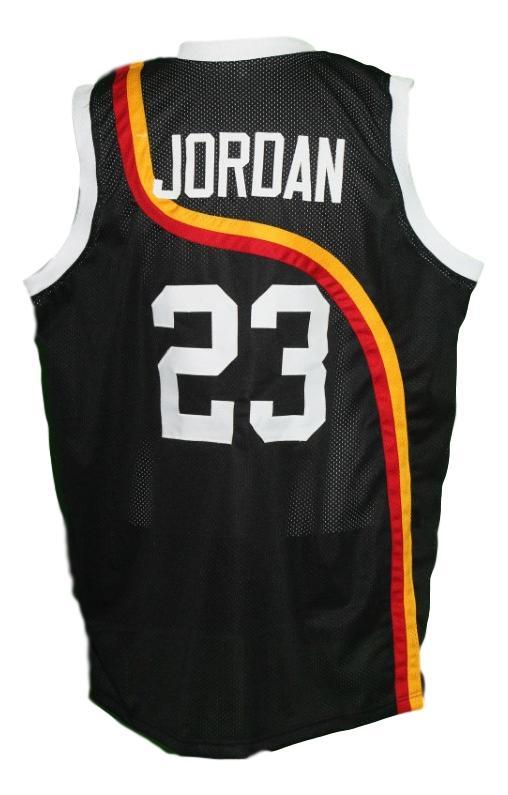 Michael Jordan Jersey #23 Roswell Rayguns Basketball New Sewn Black