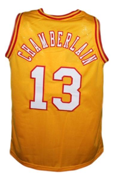 Wilt Chamberlain Jersey #13 San Diego Conquistadors Aba Basketball Yellow