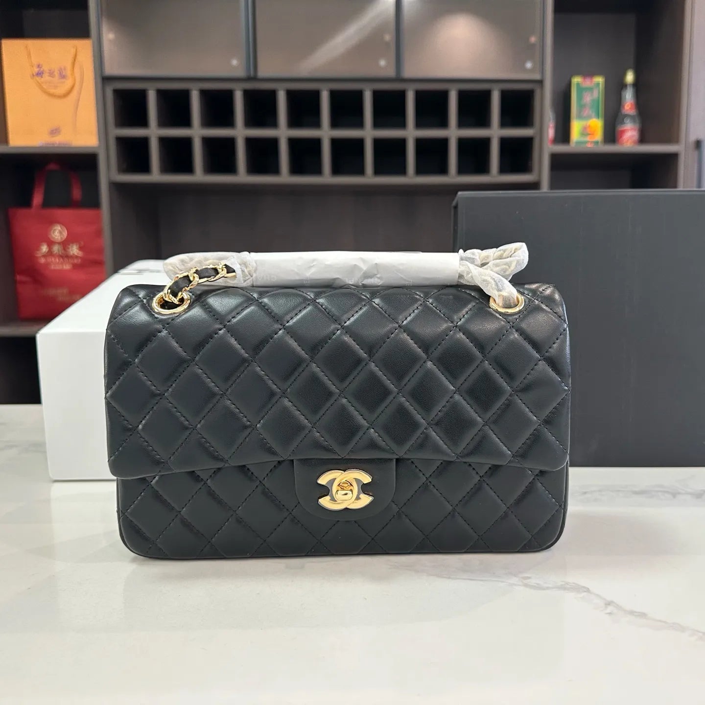 Designer Classic Chain Luxury Shoulder Bag Quilted Flap Crossbody Purse