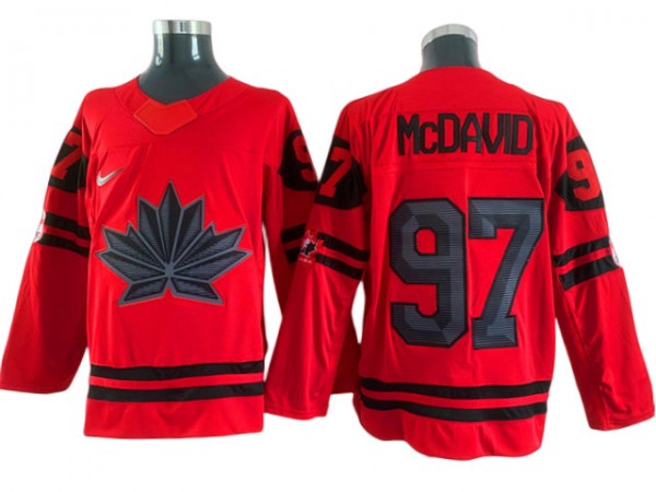 2022 Winter Olympics Team Canada #97 Connor McDavid White Hockey Jersey