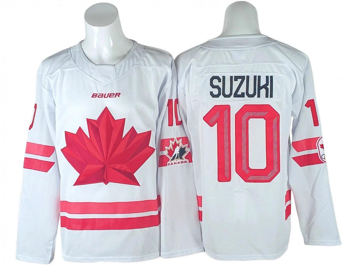 2026 Winter Olympics Team Canada #10 Nick Suzuki White Hockey Jersey
