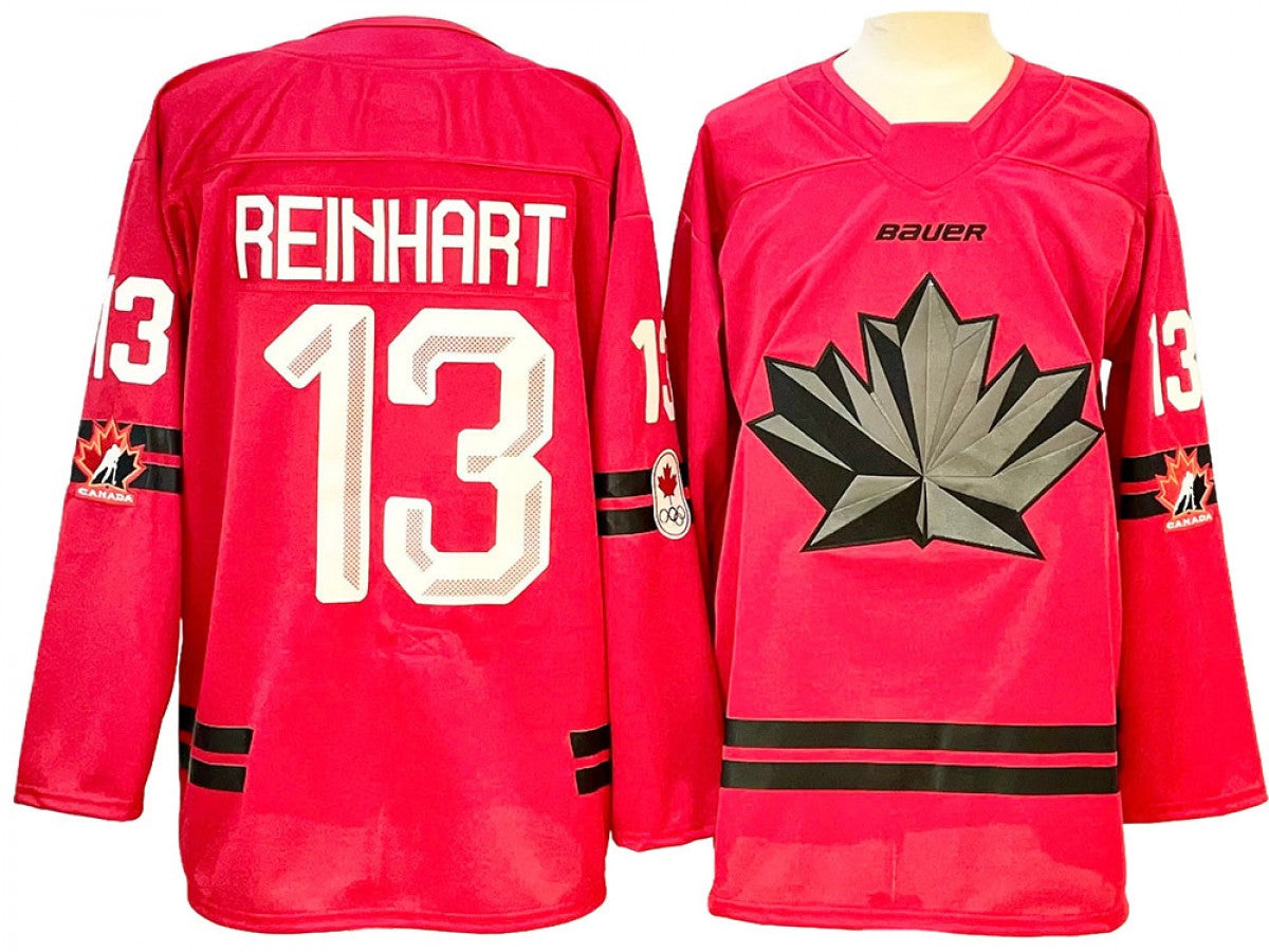 2026 Winter Olympics Team Canada #13 Sam Reinhart Hockey Jersey Red