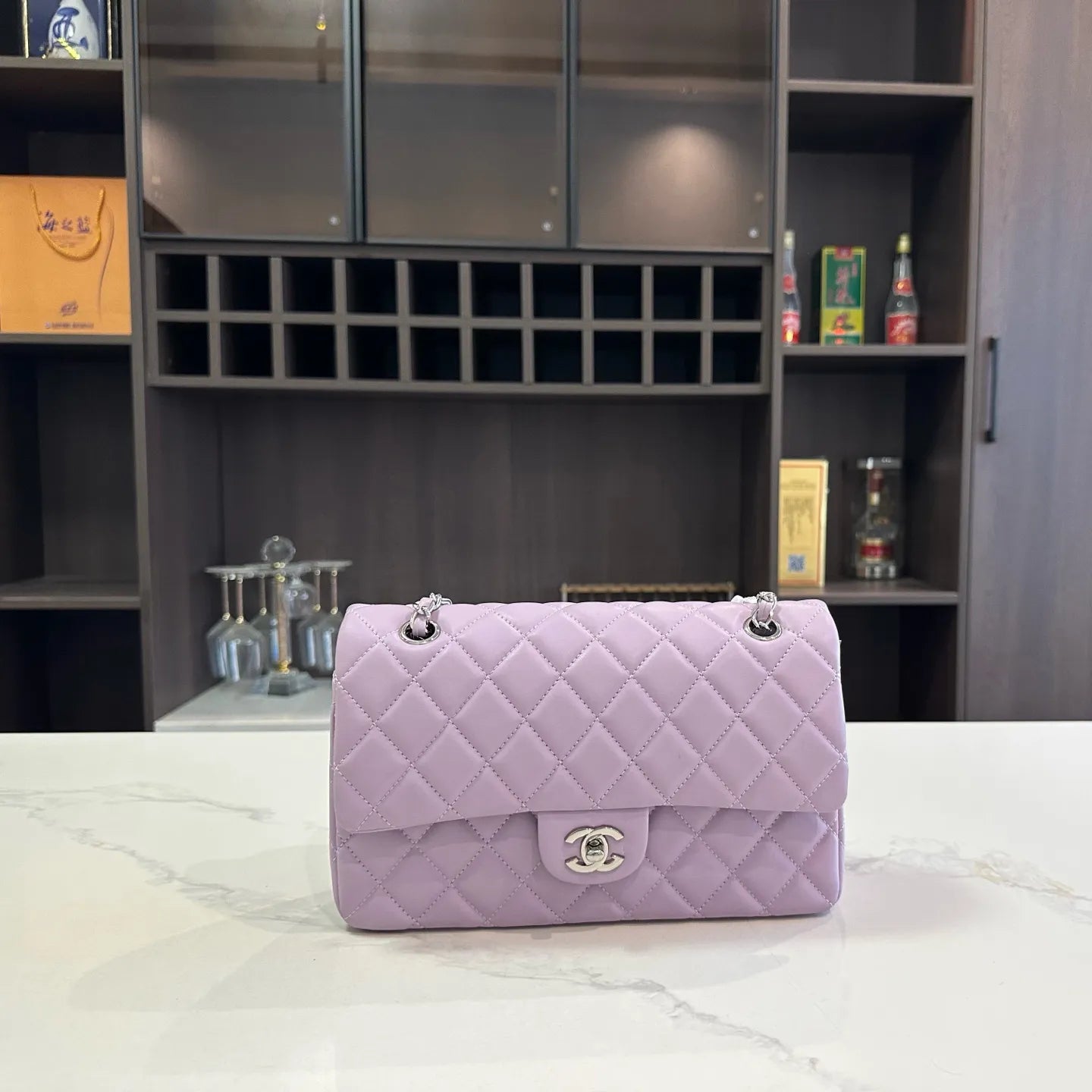 Classic Chain Quilted Flap Luxury Bag High-Quality Leather Handbag