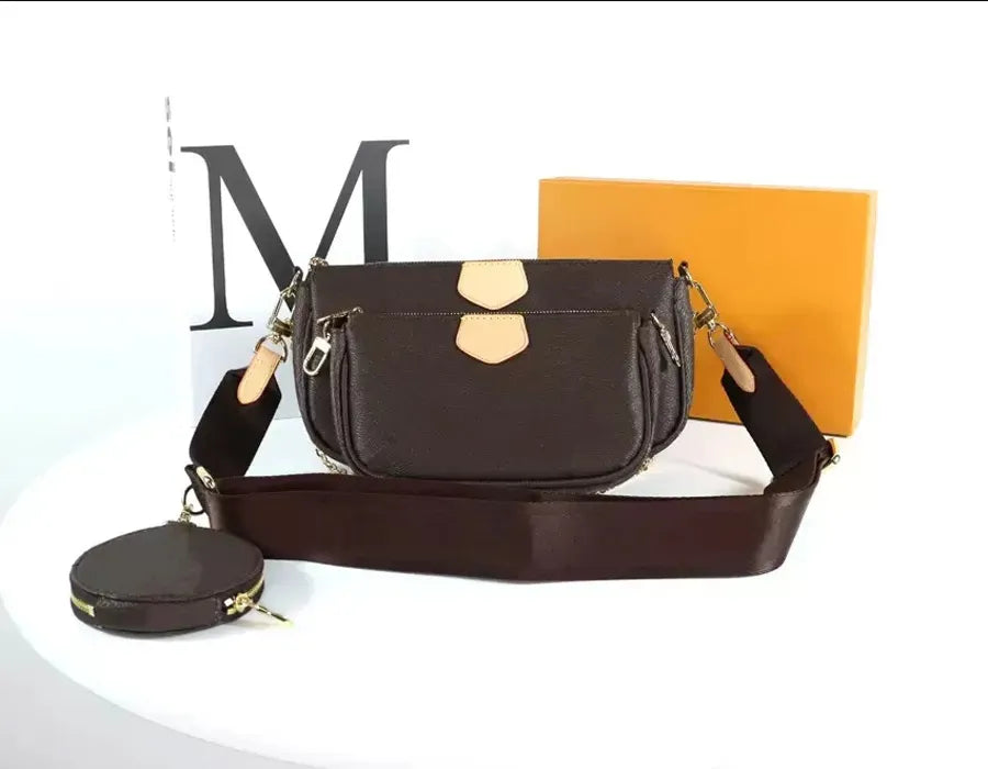 Versatile Apricot Patterned Luxury Shoulder Bag Designer Tote Purse