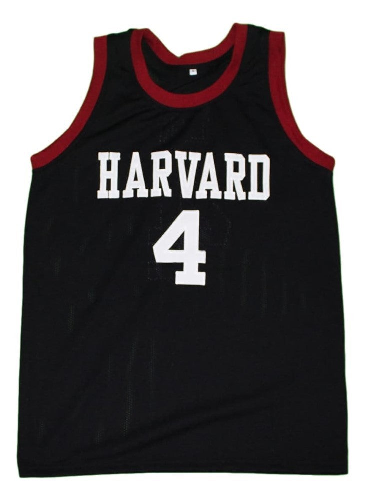 Eremy Lin Jersey #4 Harvard Basketball Black