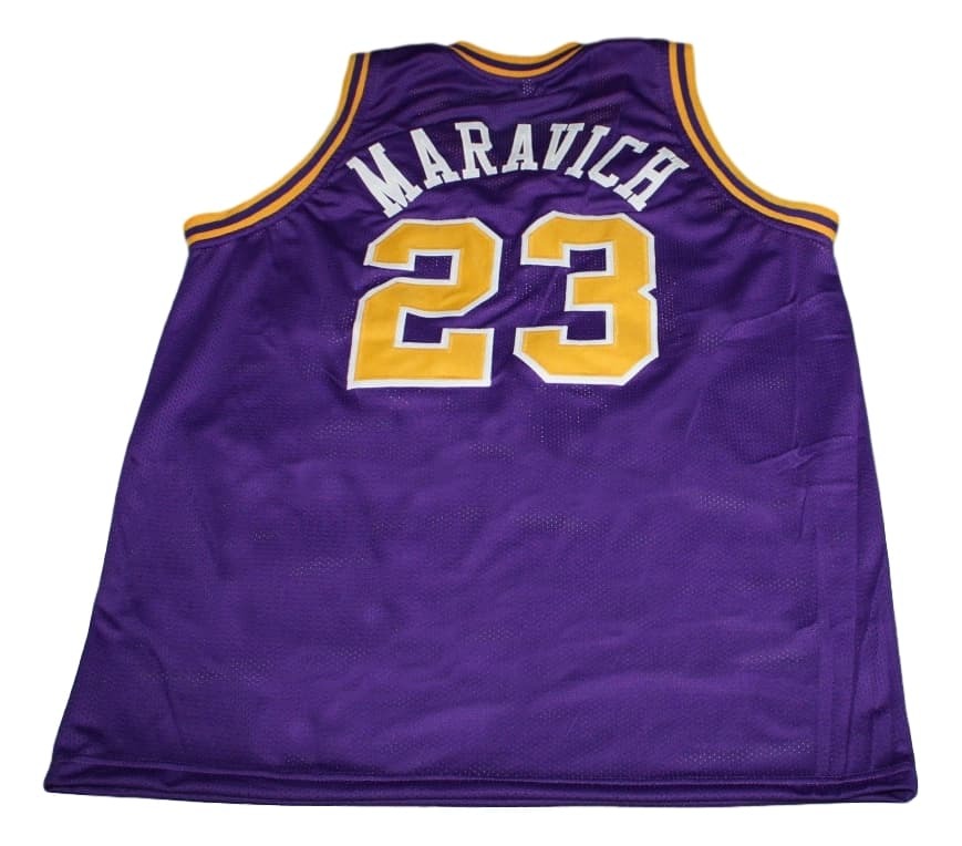 Pete Maravich Jersey #23 Broughton High School New Basketball Purple