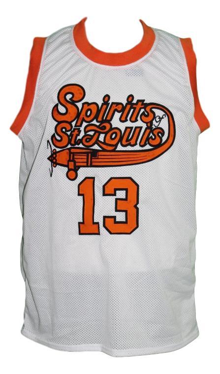 Moses Malone Jersey #13 Spirits Of St Louis Aba Basketball White