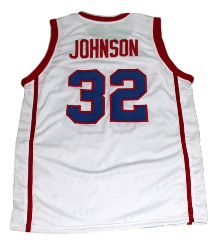 Magic Johnson Jersey #32 Vikings High School Basketball White