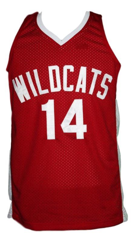 Troy Bolton Jersey #14 High School Musical Zac Efron Basketball New Red
