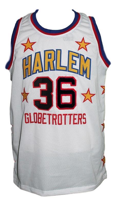 Meadowlark Lemon Jersey #36 Harlem Globetrotters Basketball White