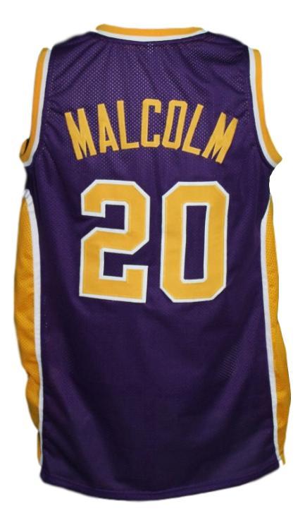 Malcolm Jersey #20 Denver Rockets Aba Basketball New Sewn Purple