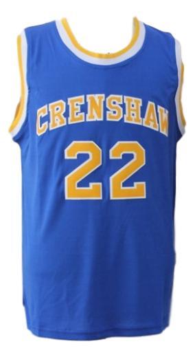 McCall Jersey #22 Crenshaw High Love And Basketball Blue