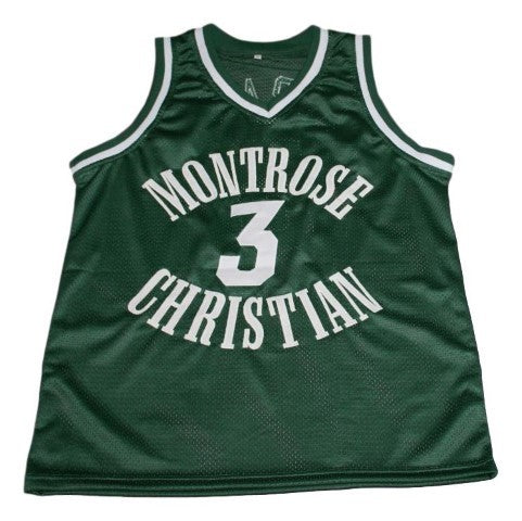 Kevin Durant Jersey #3 Montrose Christian Basketball New Sewn Green