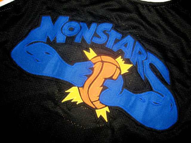 Tune Squad Alien Jersey #0 Space Jam Movie Basketball Monstars Black Stitched