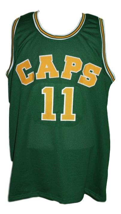 Larry Brown Jersey #11 Washington Caps Retro Aba Basketball Green