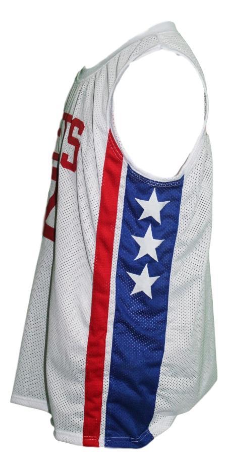 Julius Erving Jersey #32 New York Nets Aba Retro Basketball New Sewn White