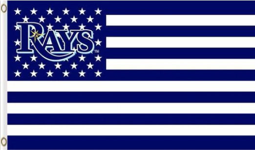 3x5ft polyester Tampa Bay Rays flag Blue Banner USA Polyester with Brass Grommets