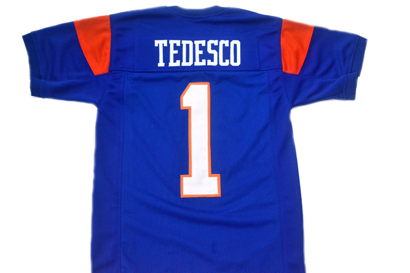 Harmon Tedesco Jersey #1 Blue Mountain State Movie Football Blue