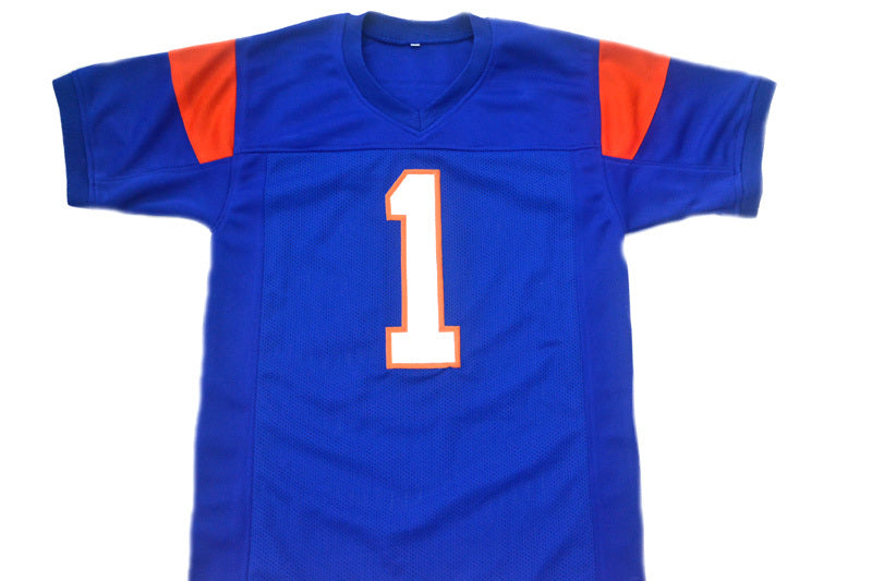 Harmon Tedesco Jersey #1 Blue Mountain State Movie Football Blue (Copy)