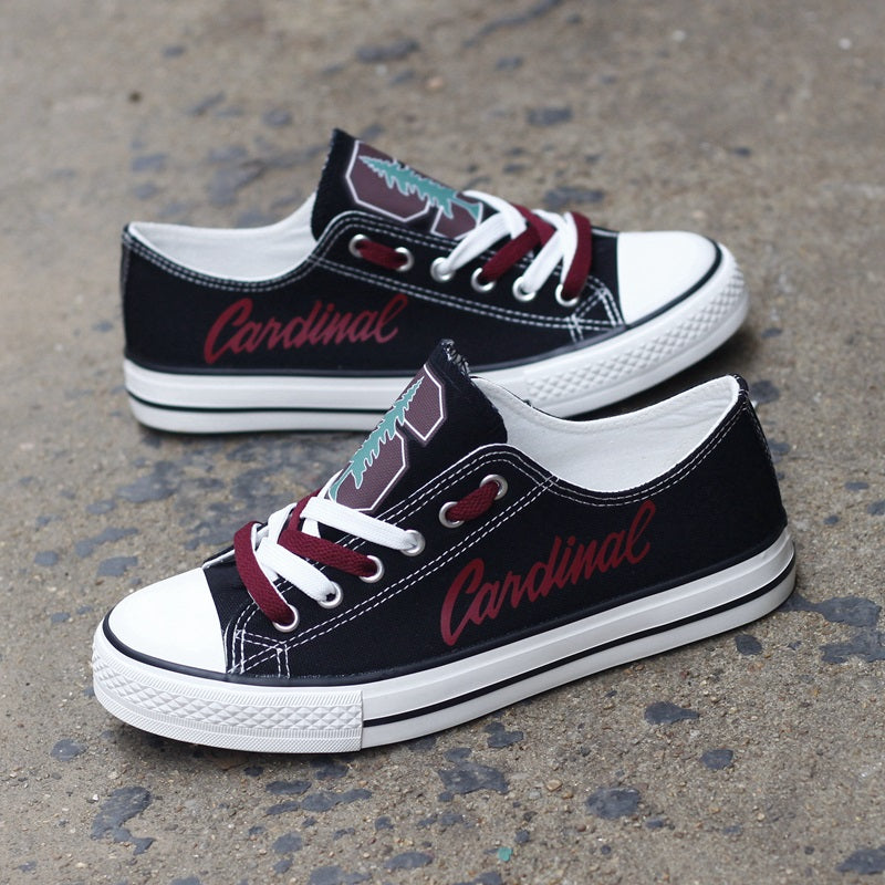 Stanford Cardinal Limited Print NCAA College Students Low Top Canvas Shoes Sport Sneakers