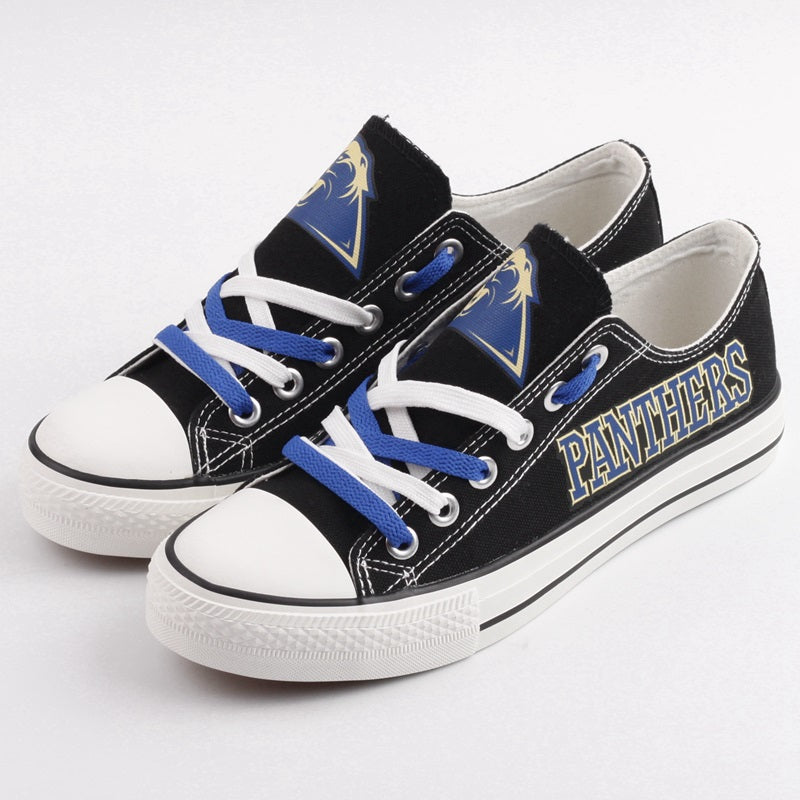 Pittsburgh Panthers Limited Print NCAA College Students Low Top Canvas Shoes Sport Sneakers 1