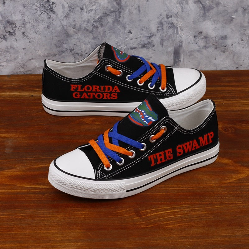 Florida Gators Limited Print NCAA College Students Low Top Canvas Shoes Sport Sneakers 4