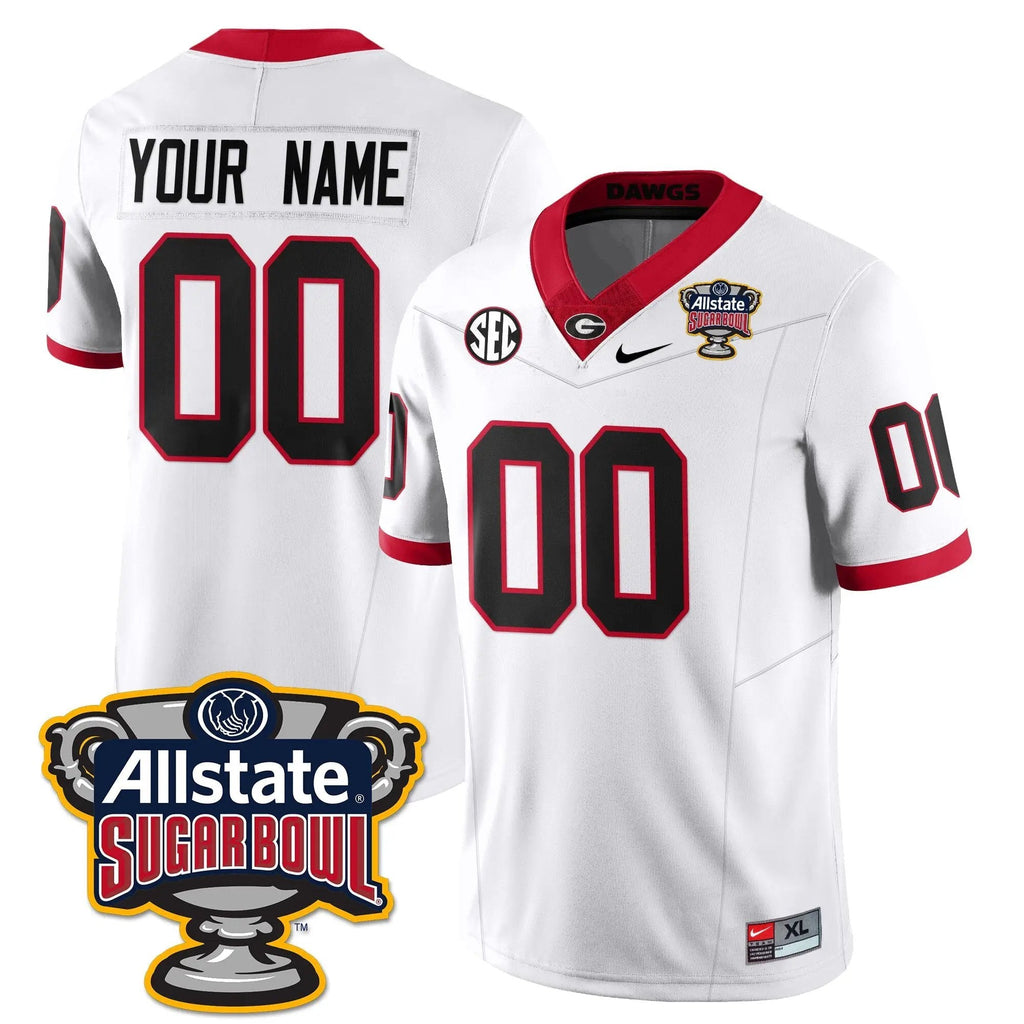 Men University of Georgia Football Vapor Limited Football Jersey - Sugar Bowl