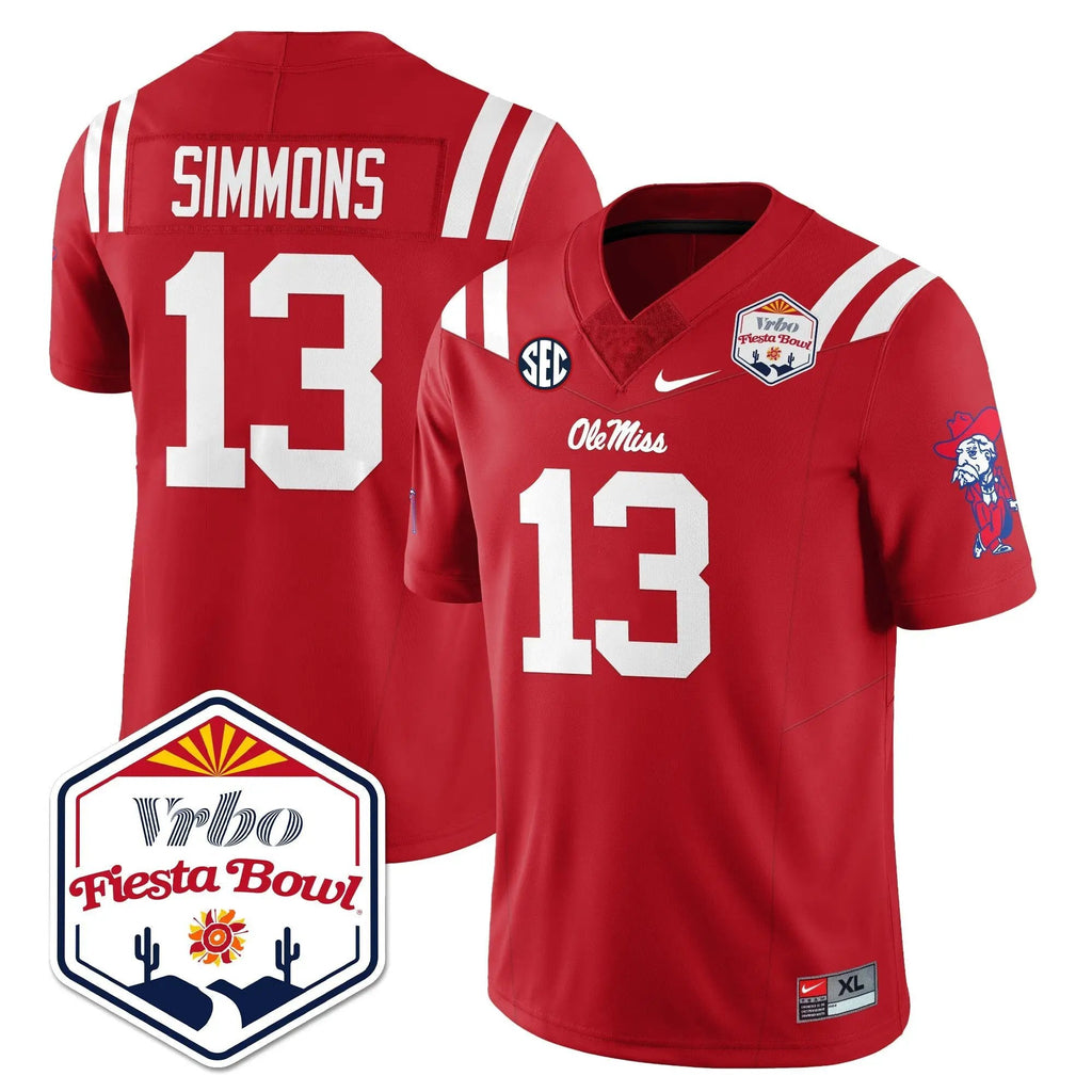 Men Ole Miss Rebels Football Vapor Limited Jersey - Vrbo Fiesta Bowl