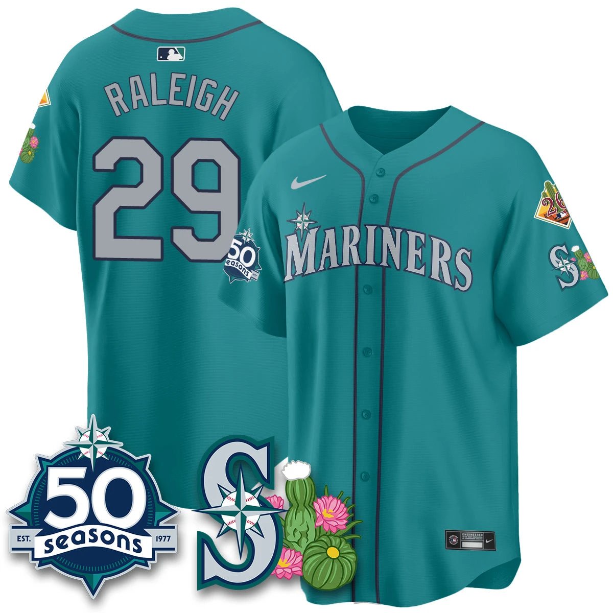 Men Seattle Mariners 2026 Spring Training Vapor Limited Jersey - 50th Anniversary - All Stitched