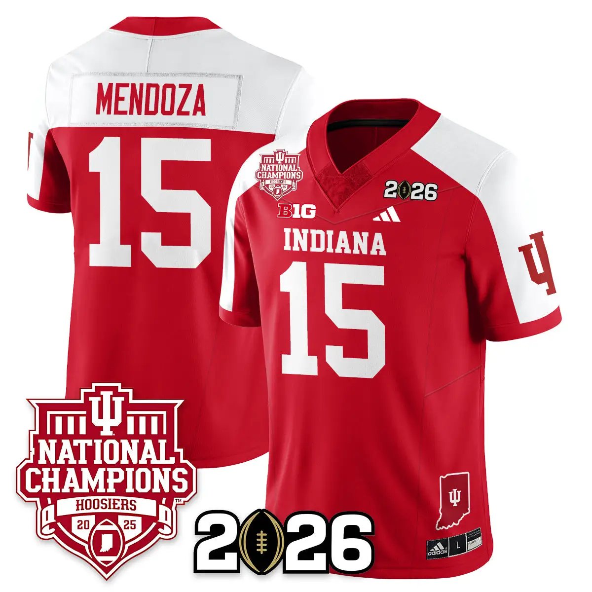 Men Indiana Hoosiers Vapor Limited Football Jersey - 2025 National Champions