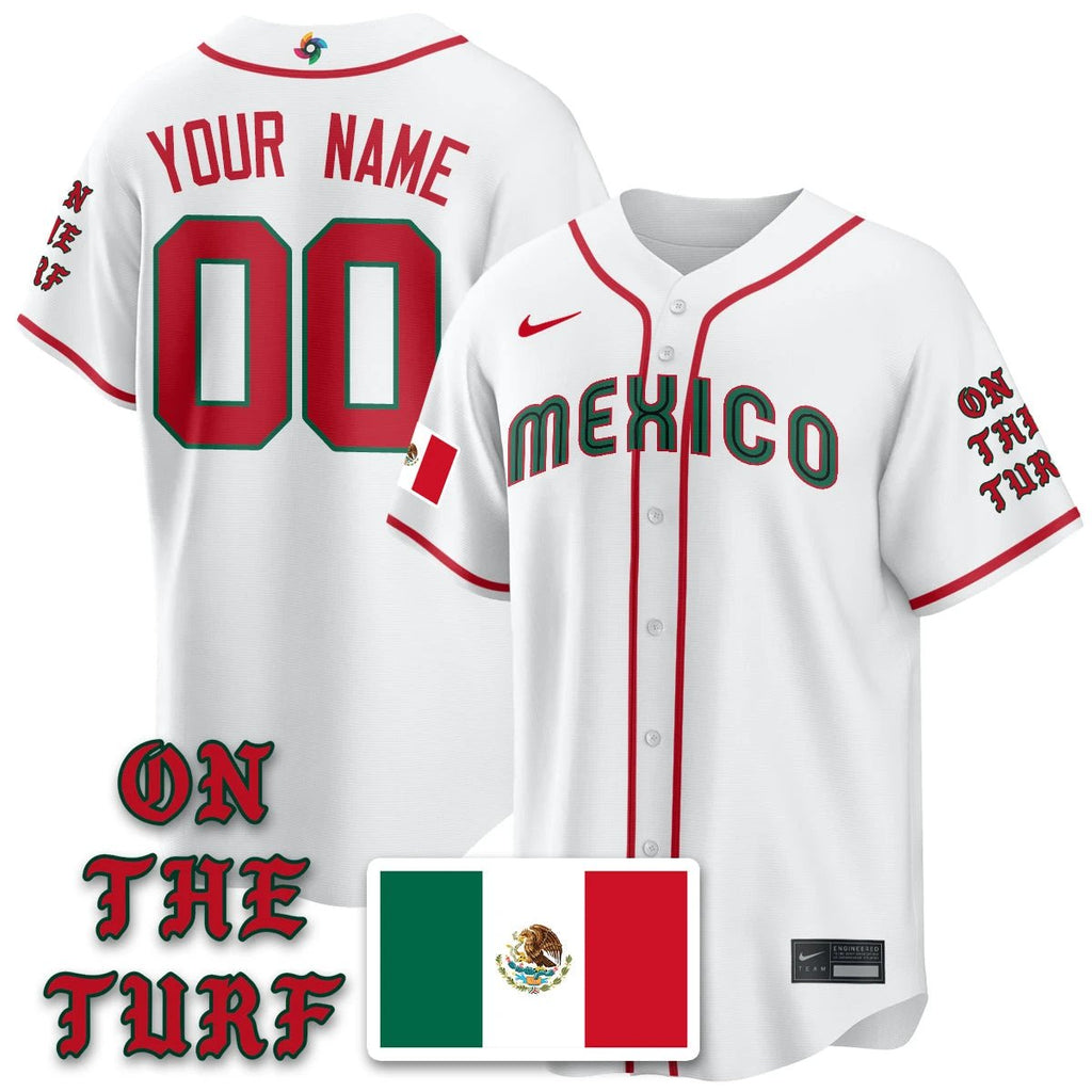 Mexico Baseball x Born x Raised 2026 World Baseball Classic Limited Jersey - All Stitched
