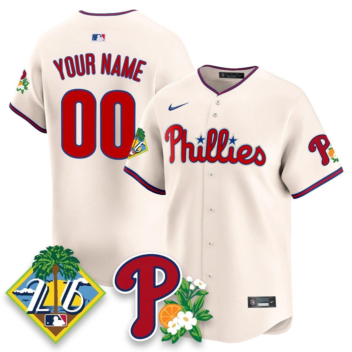 Philadelphia Phillies 2026 Spring Training Vapor Limited Jersey - All Stitched