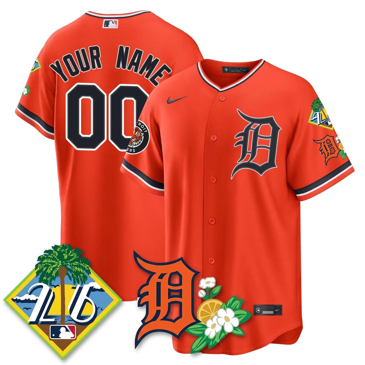 Custom Detroit Tigers 2026 Spring Training Vapor Limited Jersey - All Stitched
