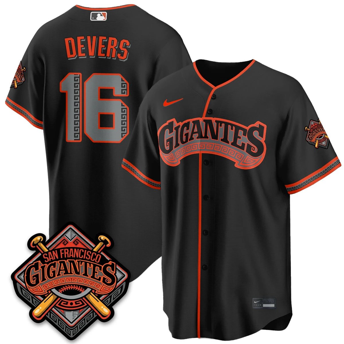 Men San Francisco Giants GIGANTES Vapor Limited Jersey - All Stitched