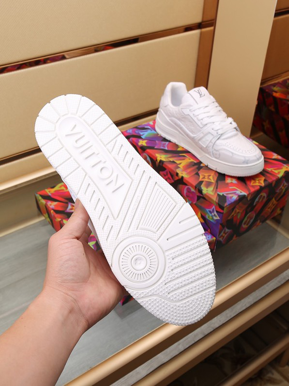 Luxury Trainer Sneakers Shoes #54 Signature White