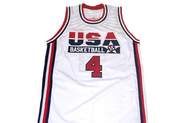 Christian Laettner Jersey #4 Team USA Basketball Navy White