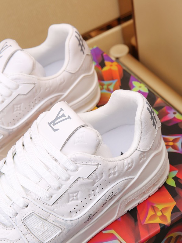 Luxury Trainer Sneakers Shoes #54 Signature White