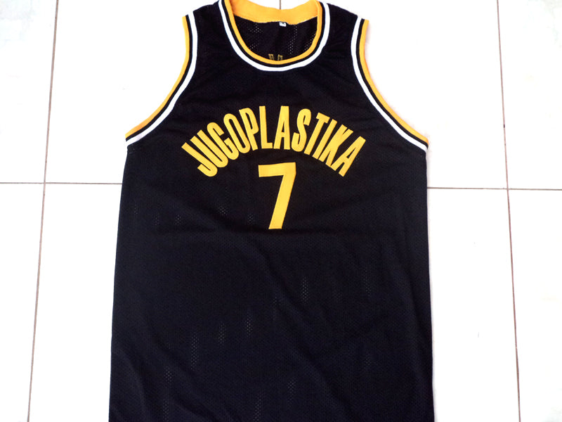 Toni Kucok Jersey #7 Jugoplastika Yugoslavia Basketball Black
