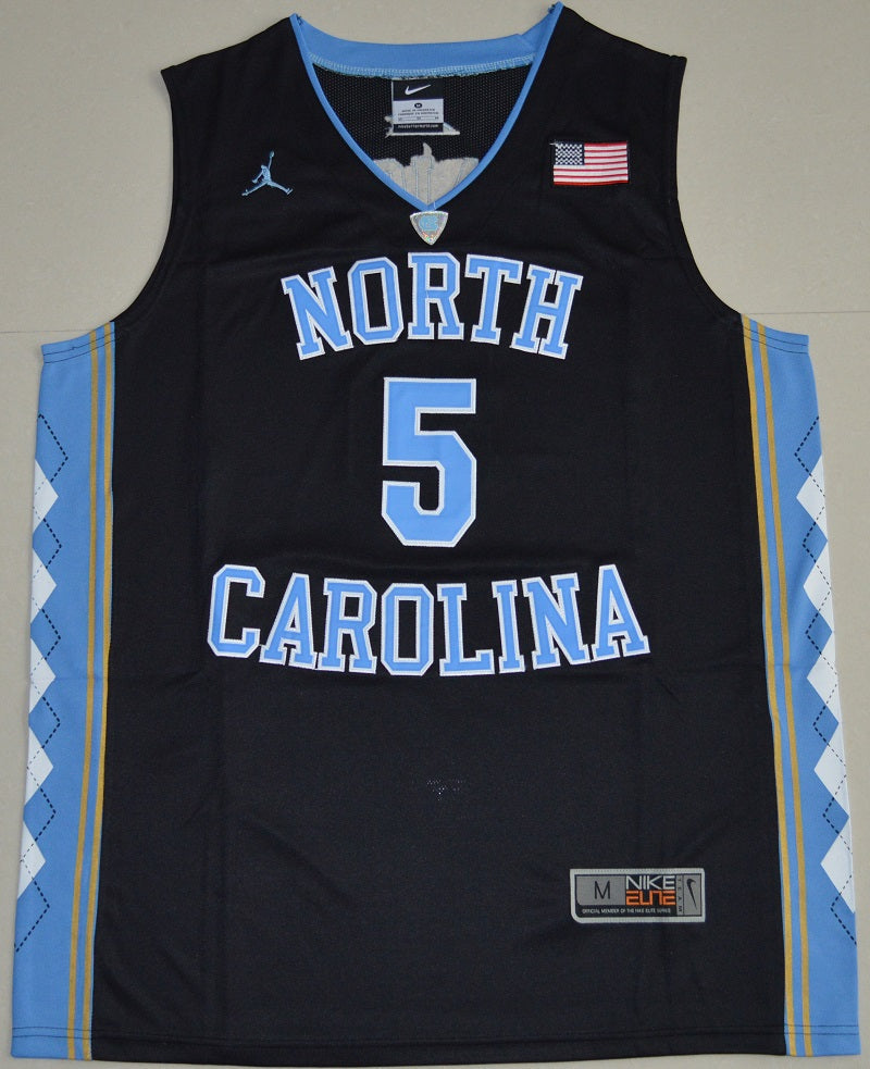North Carolina Tar Heels #5 Marcus Paige NCAA Basketball Jersey Black