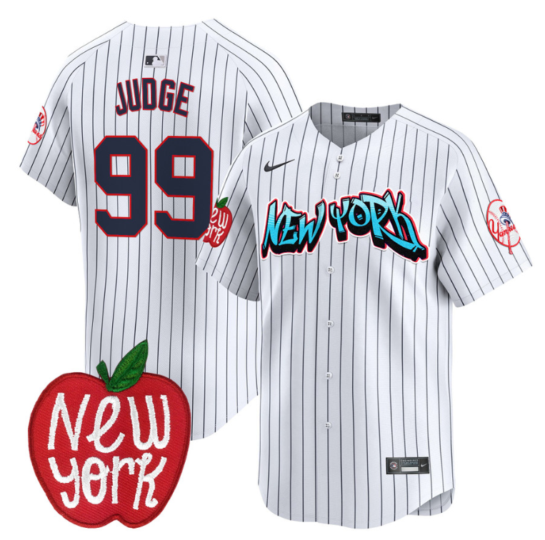 Aaron Judge Jersey #99 New York Yankees Apple Patch Vapor Premier Limited Stitched Pinstripe