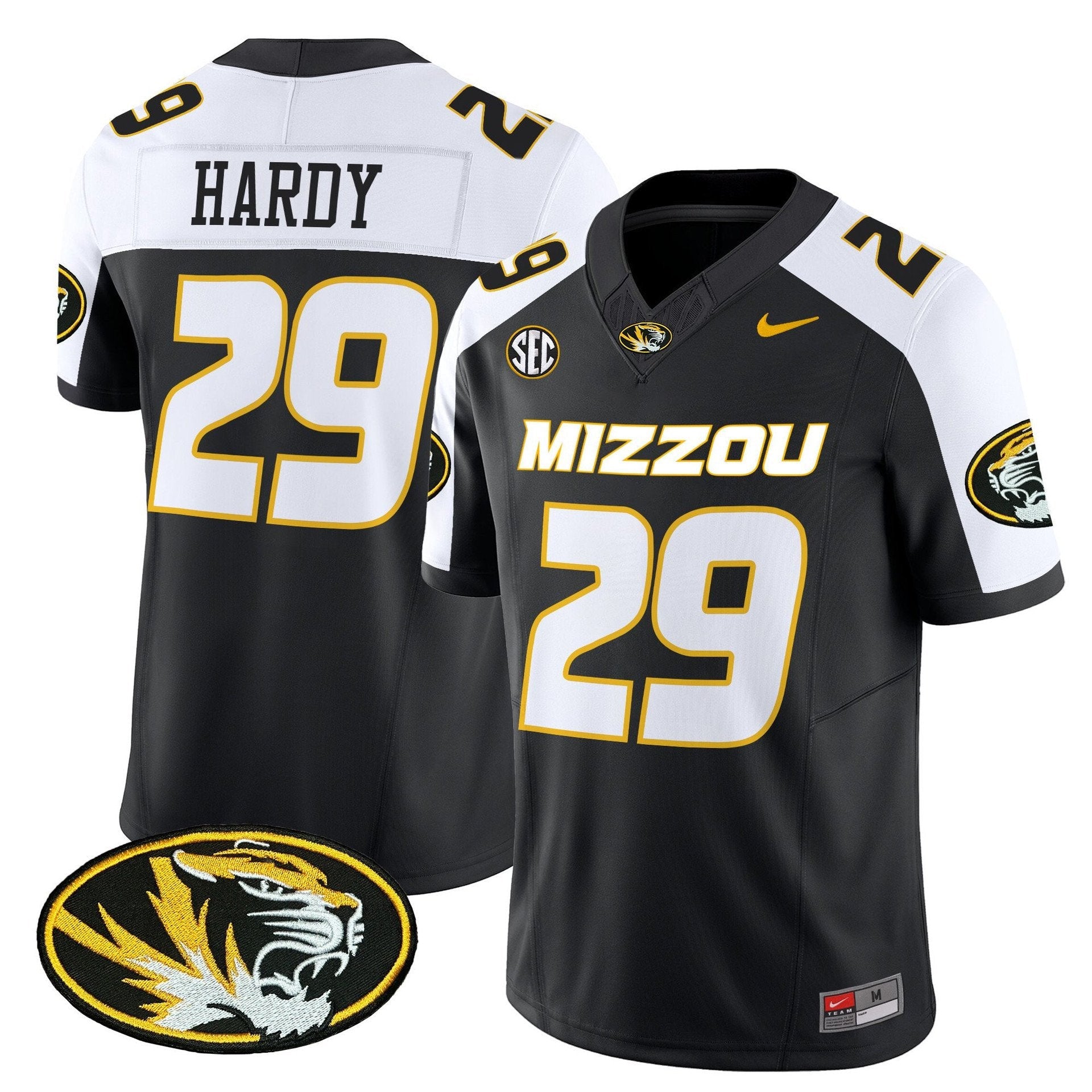 Ahmad Hardy Jersey #29 Missouri Tigers 2025 Vapor Limited Stitched Black Alter