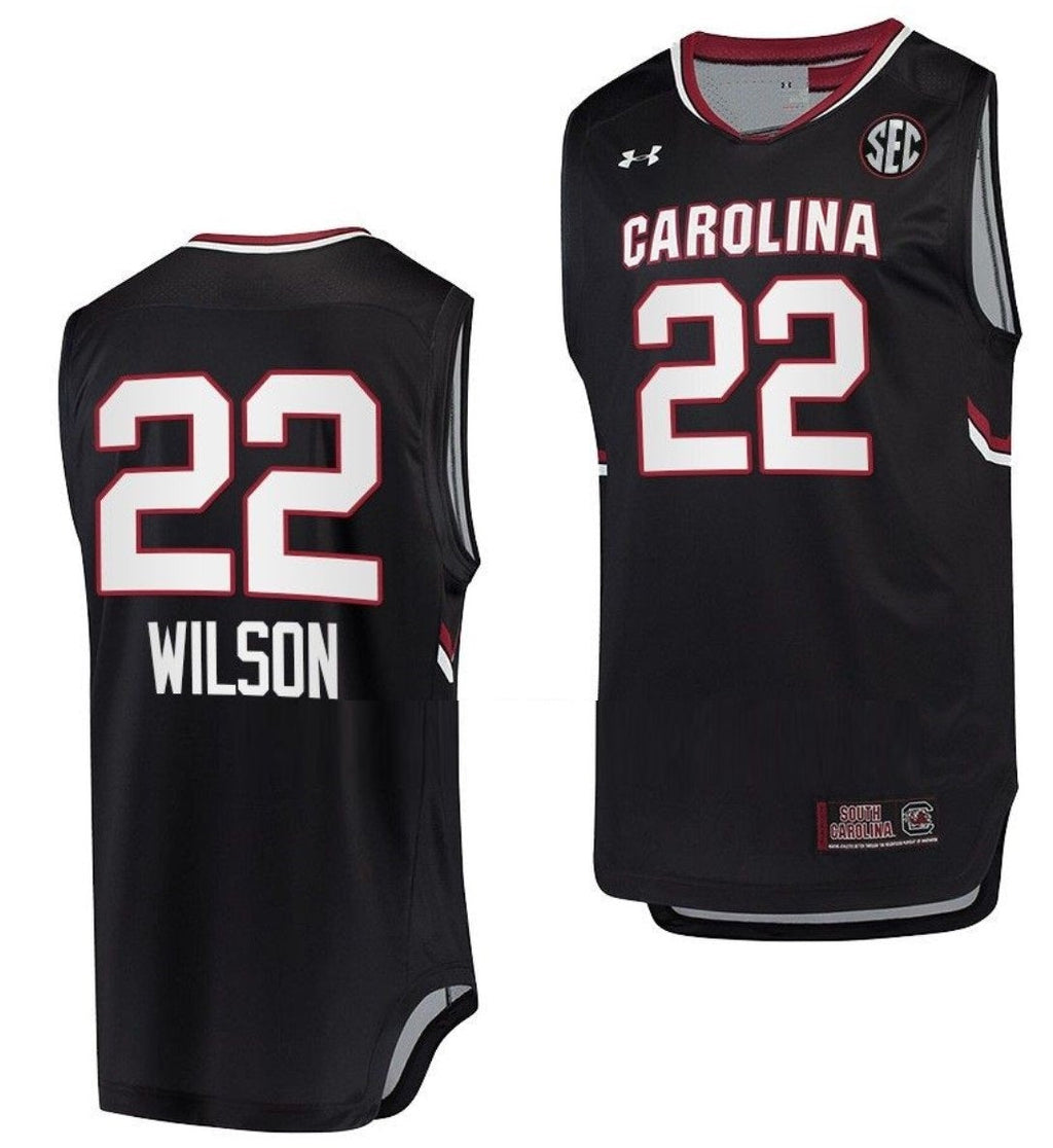 A'ja Wilson Jersey South Carolina Gamecocks Jersey College Basketball Black #22